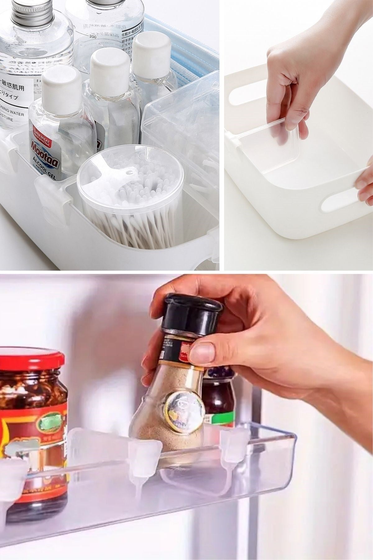 GENEL® 10'luŞeffaf Buzdolabı Yan Kapı Düzenleyici Buzdolabı Dolap İçi Bölümleyici Aparatlar