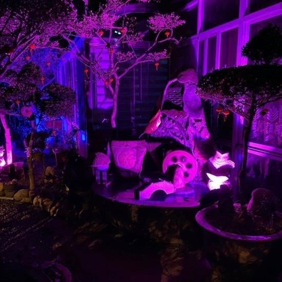 GENEL® Kumandalı Led Işık Dış Cephe AydınlatmasıÇok Renkli RGBLed Panel Işık PartiLed Aydınlatma