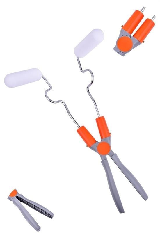 BUFFER® Nano Süngerli Damlatmaz Mobilya ve Duvar Boyama Rulosu Hem Köşe Hem Düz Zemin