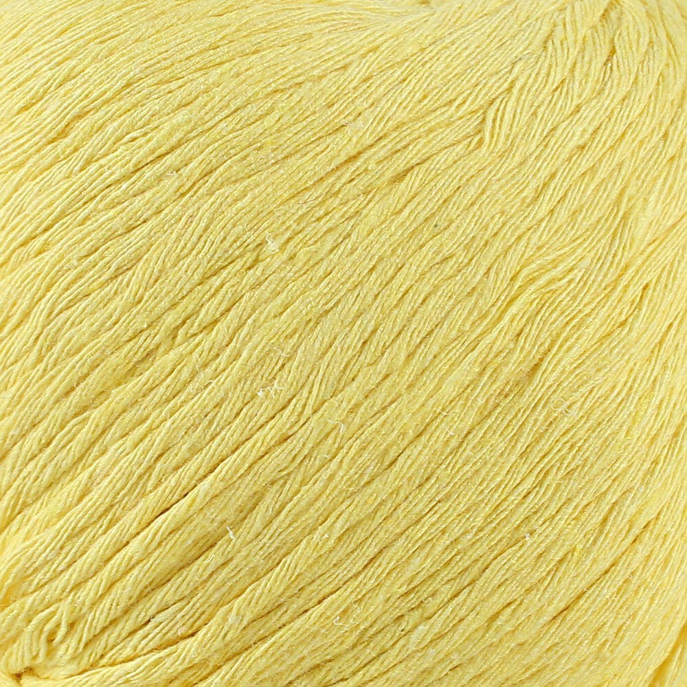 Loren Natural Cotton Pastel Sarı El Örgü İpi - R086 - 33915 - UcuzaGeliyor