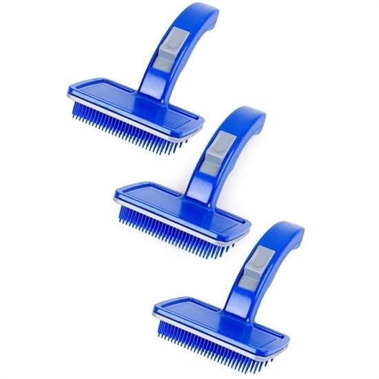 BUFFER® Kendini Temizleyen Kedi Köpek Tüy Bakım Tarağı Tüy Alıcı Tarak