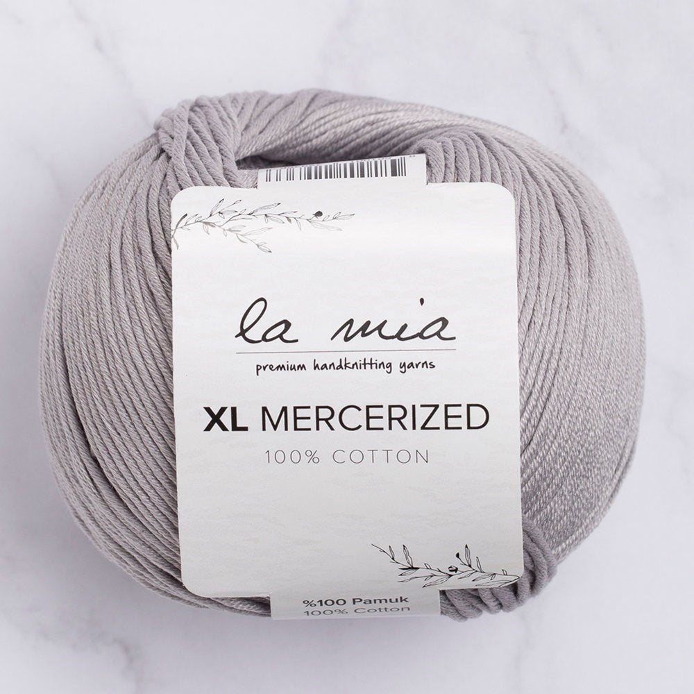 La Mia XL Mercerized Gri El Örgü İpi - 232 - 33774 - UcuzaGeliyor