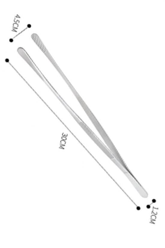 GENEL®  Yiyecek Servis Maşası Air Fryer  Master Chef Şef Cımbızı Et Kızartma Barbekü Aleti 30 Cm