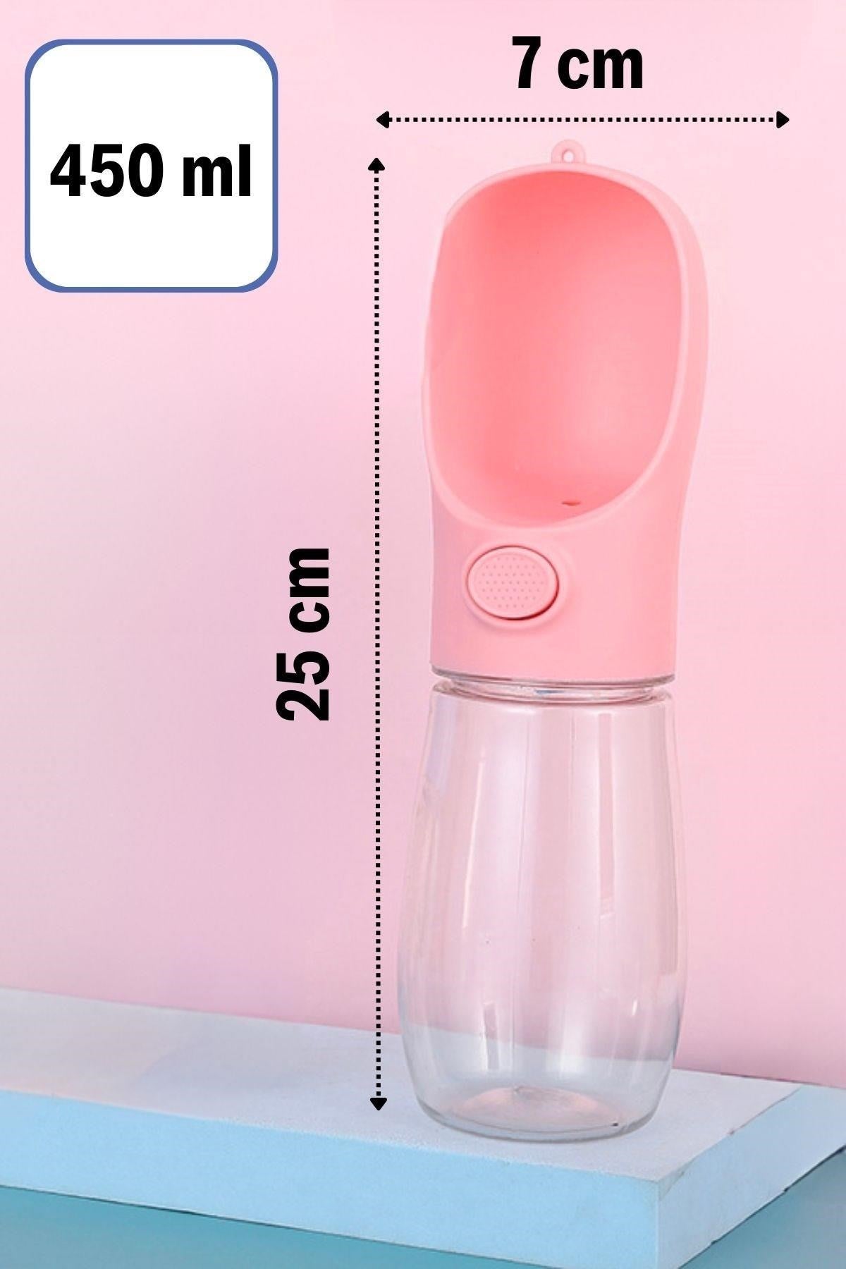 BUFFER® 450 ml Taşınabilir Butonlu Evcil Hayvan Suluğu