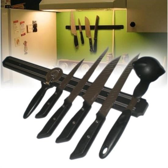 GENEL® Mıknatıslı Paslanmaz Duvar Bıçak Askısı Standı 55 Cm Aparat