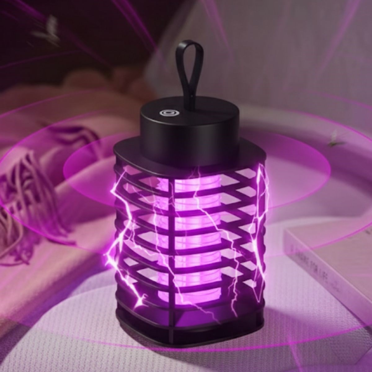 GENEL® Otomatik Akıllı Sivrisinek Öldürme Lambası Şarj Elektrik Çarpması Sivrisinek Kovucu Lamba Öldürmek Masaüstü Duvar Asmak Sinek Kıran Y20