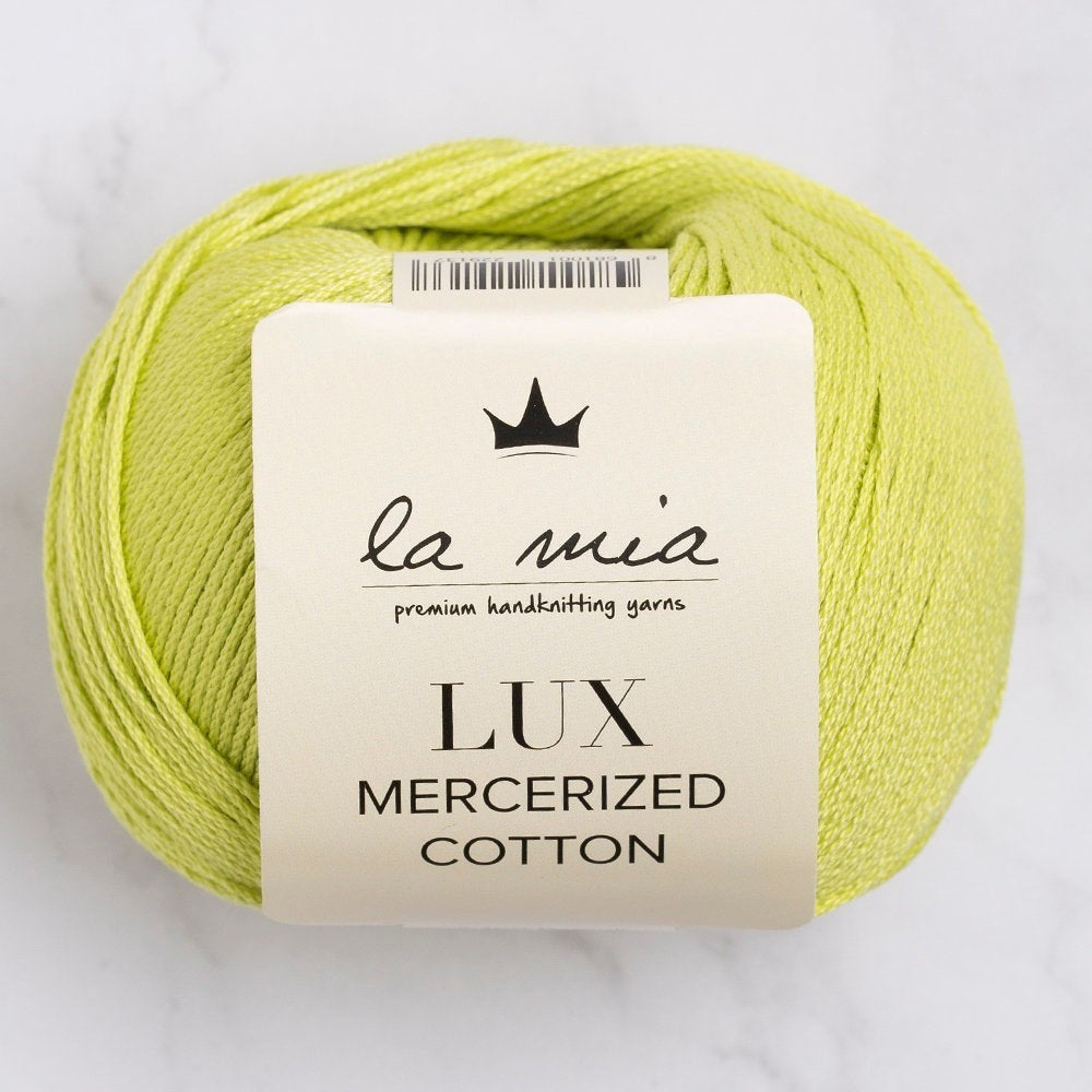 La Mia Lux Mercerized Cotton Fıstık Yeşili El Örgü İpi - 150 - 33751 - UcuzaGeliyor
