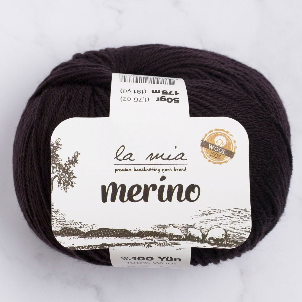 La Mia Merino Siyah El Örgü İpi - L006 - 33790 - UcuzaGeliyor