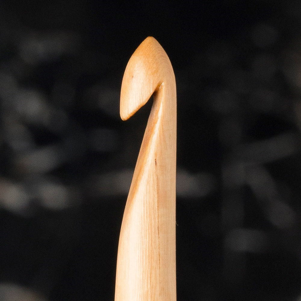 La Mia Whitewood 5.5 mm 15.5 cm Ahşap Yün Tığ - UcuzaGeliyor