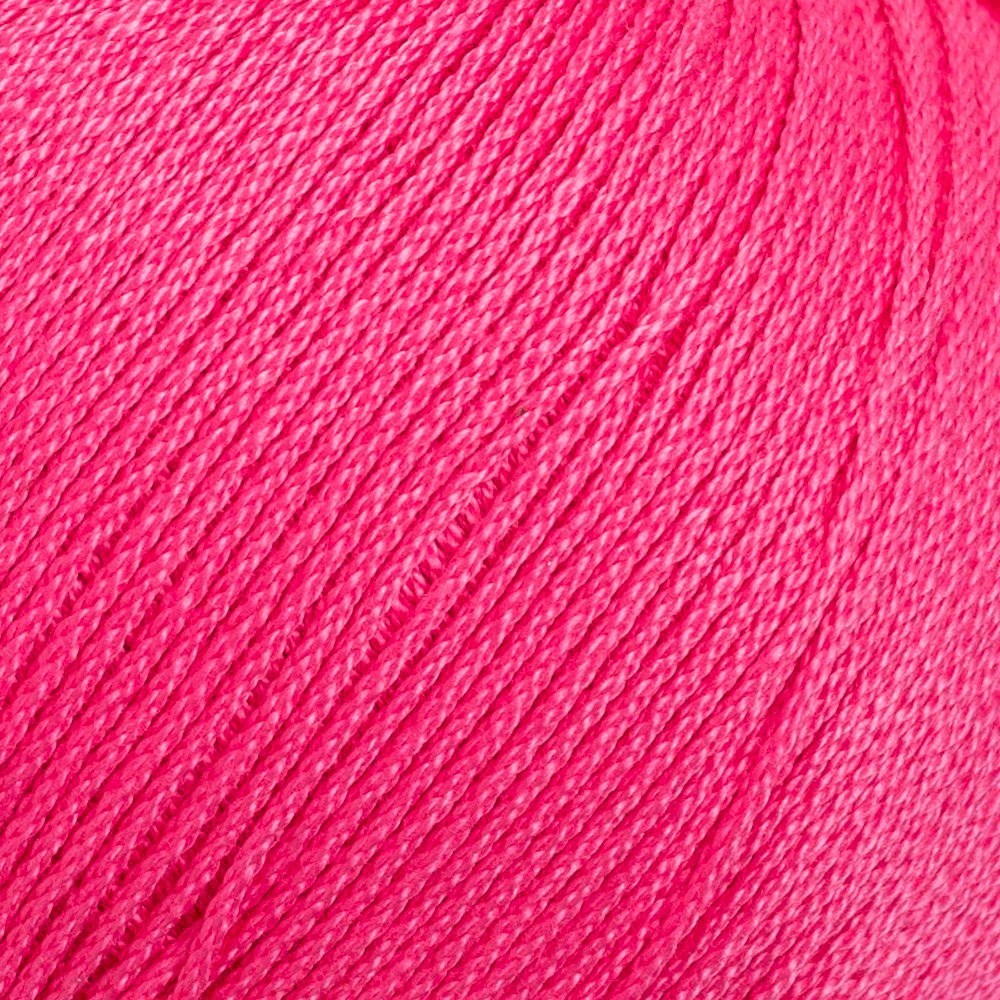 La Mia Lux Mercerized Cotton Fuşya El Örgü İpi - 35 - 33746 - UcuzaGeliyor