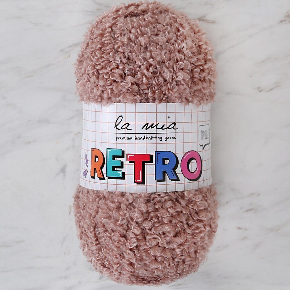 La Mia RETRO Açık Gül Kurusu El Örgü İpi - LM4101 - UcuzaGeliyor