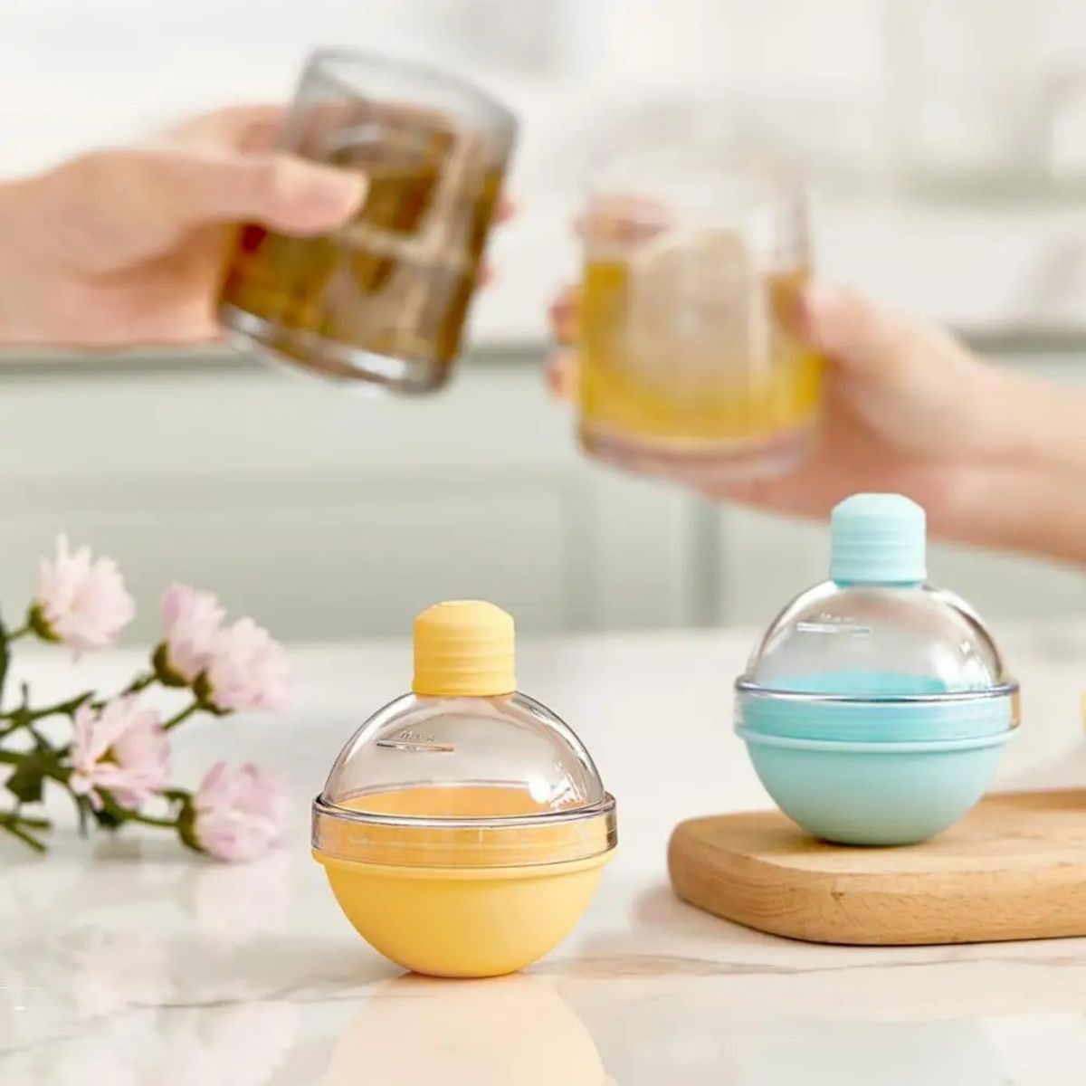 GENEL® Hunili Altı Silikon Kolay Çıkabilen Büyük Boy Küre Buzluk