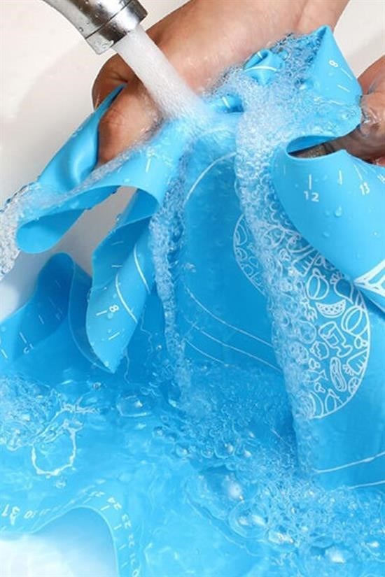 GENEL® 40*50 cm Silikon Ölçekli Kullanımı Kolay Hamur Açma Matı Ekmek Mantı Makarna Hamuru Yoğurma