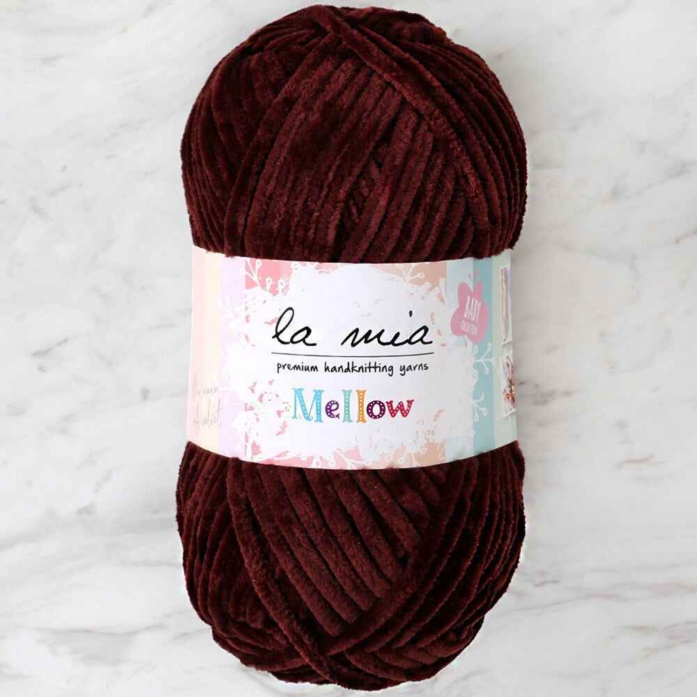 La Mia Mellow Kahverengi El Örgü ipi - 920 - 34165