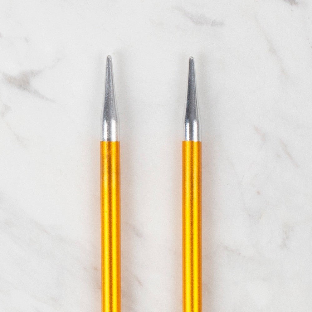 Loren Rythm 6mm Sarı Renkli Metal Örgü Şişi - UcuzaGeliyor