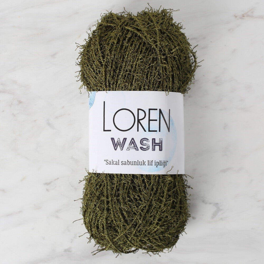 Loren Wash Asker Yeşili El Örgü İpi - R141 - 34031 - UcuzaGeliyor
