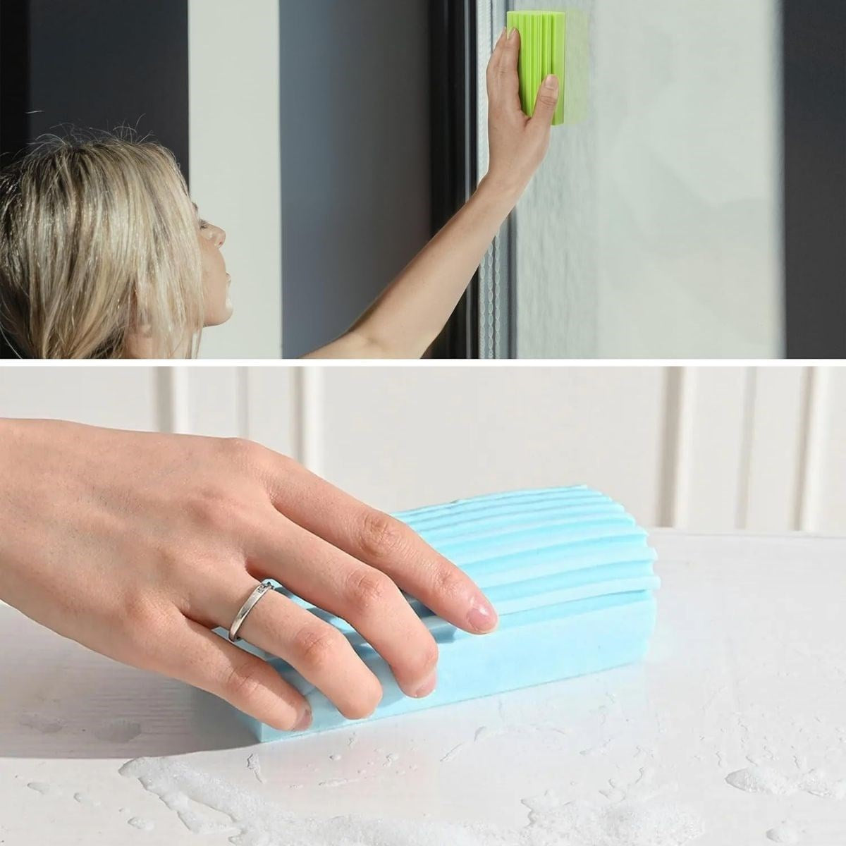 GENEL® Nemli Silgi Süngeri Banyo,Mutfak ve Araba İçin Temizlik Süngeri