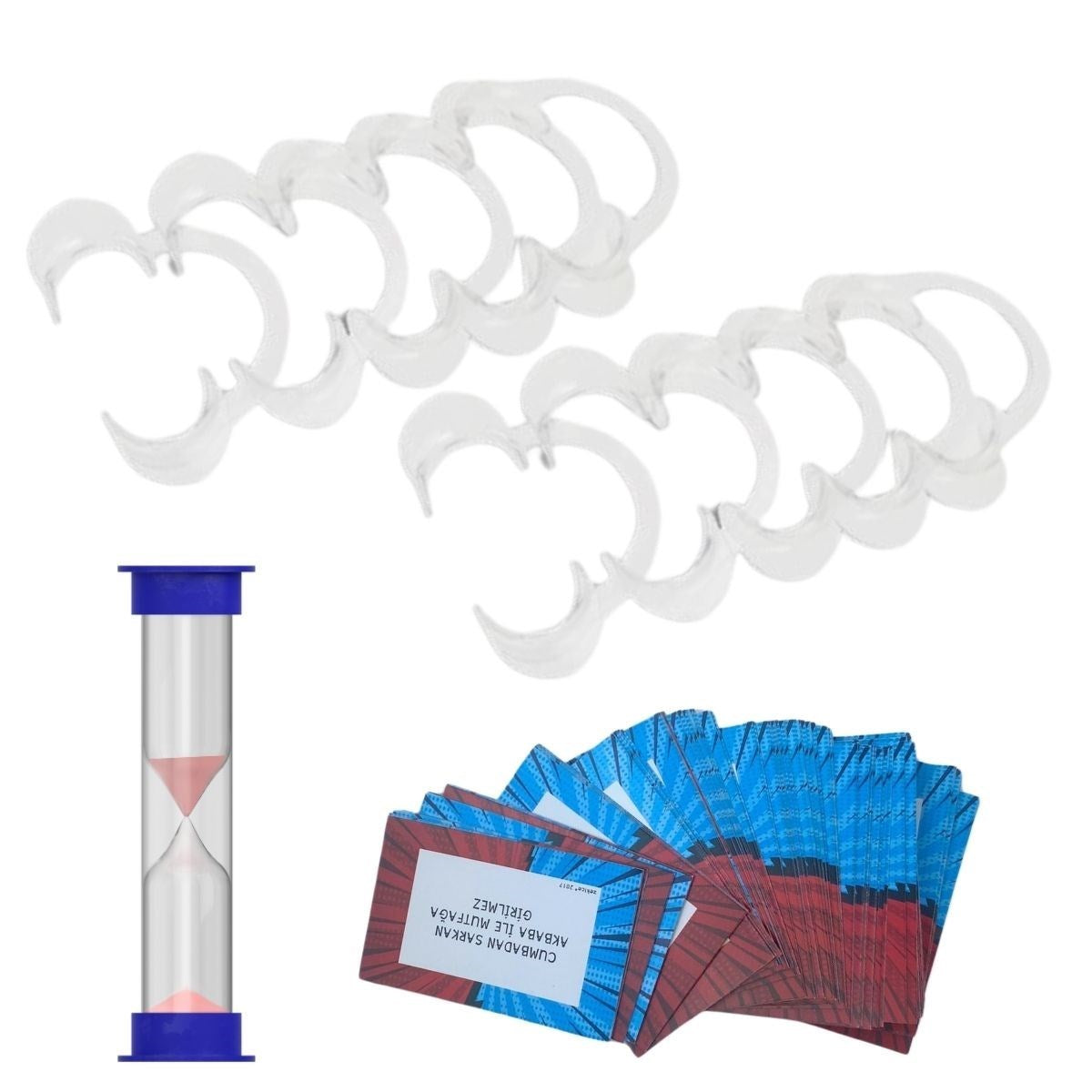 GENEL® Konuş Bakalım Oyunu Söyle Bakalım Oyunu Bol Kahkahalı Aile Kutu Oyunu Kum Saatli