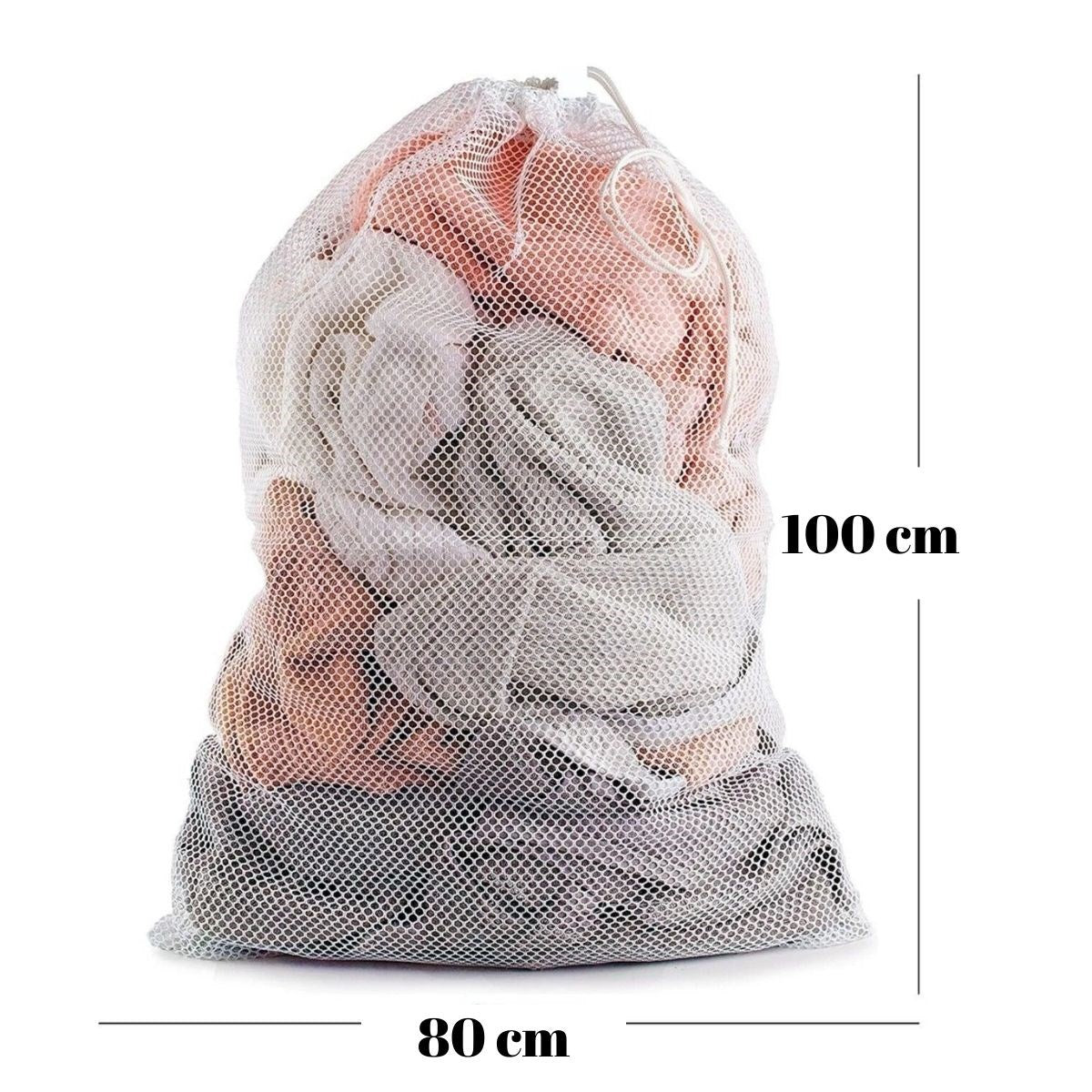 BUFFER® Büyük Boy File Çamaşır Torbası 80x100 cm | Hassas Yıkama Filesi | Yorgan, Perde, Nevresim Yıkama Torbası