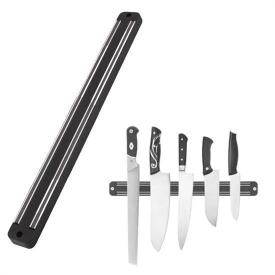 GENEL® Mıknatıslı Paslanmaz Duvar Bıçak Askısı Standı 55 Cm Aparat