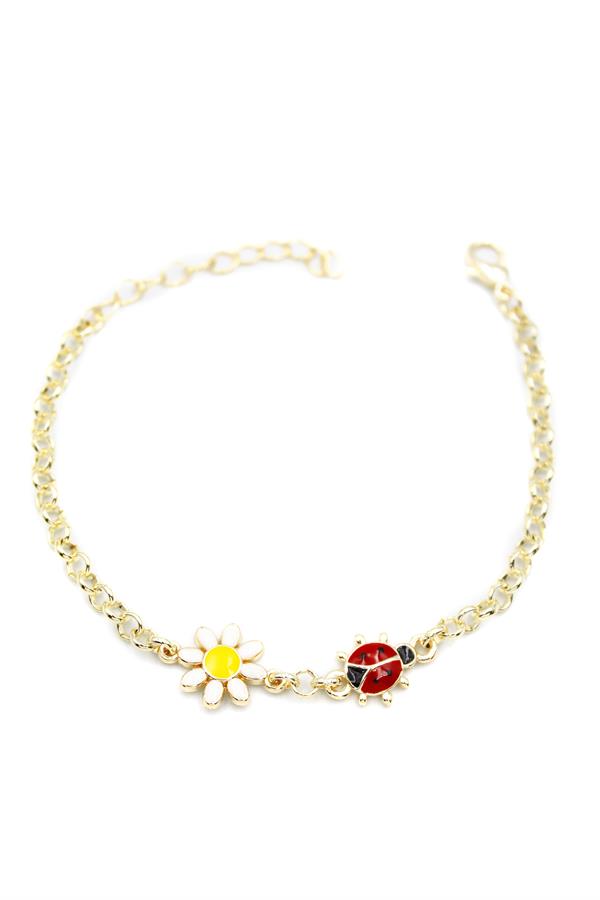 Papatya Bileklik - Altın