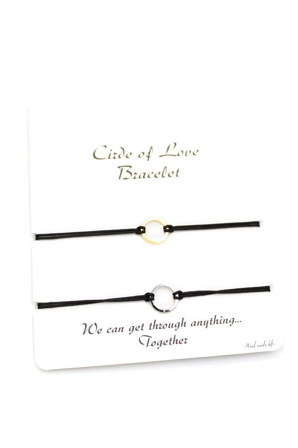 Arkadaş İp Bileklik - Siyah