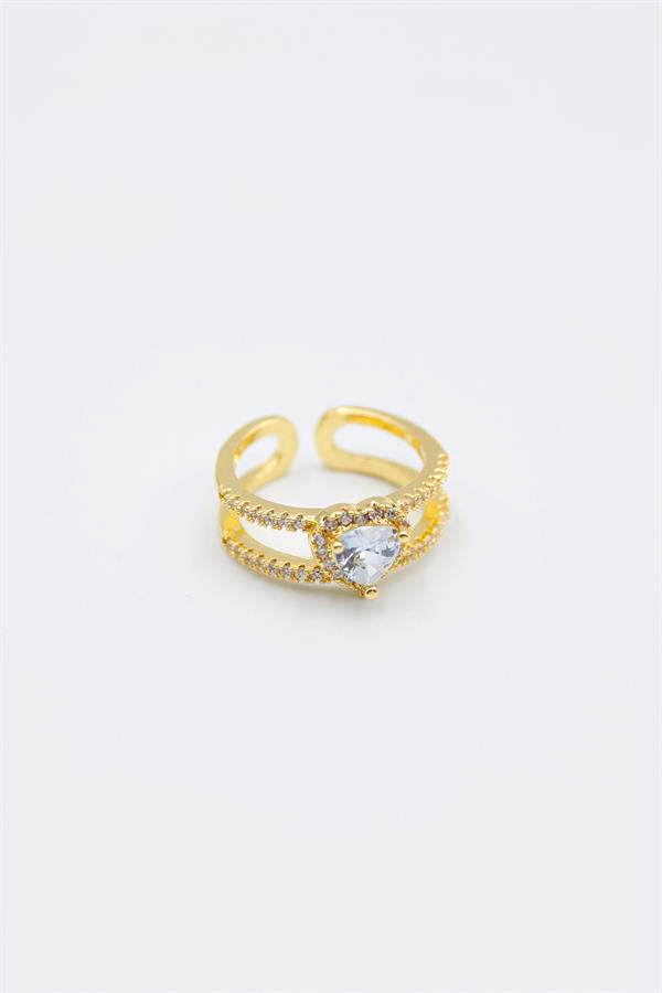 Kalp Yüzük - Altın
