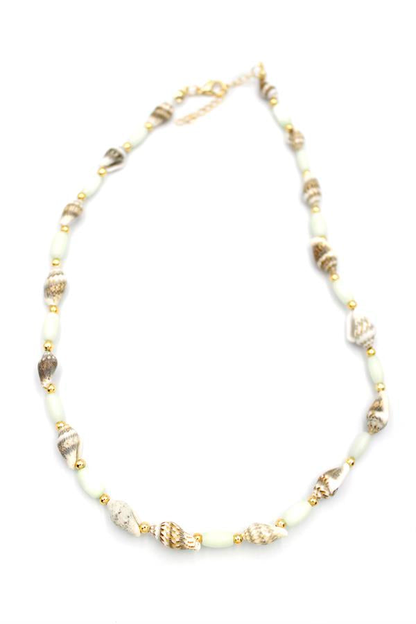 Deniz Kabuğu Kolye - Beyaz