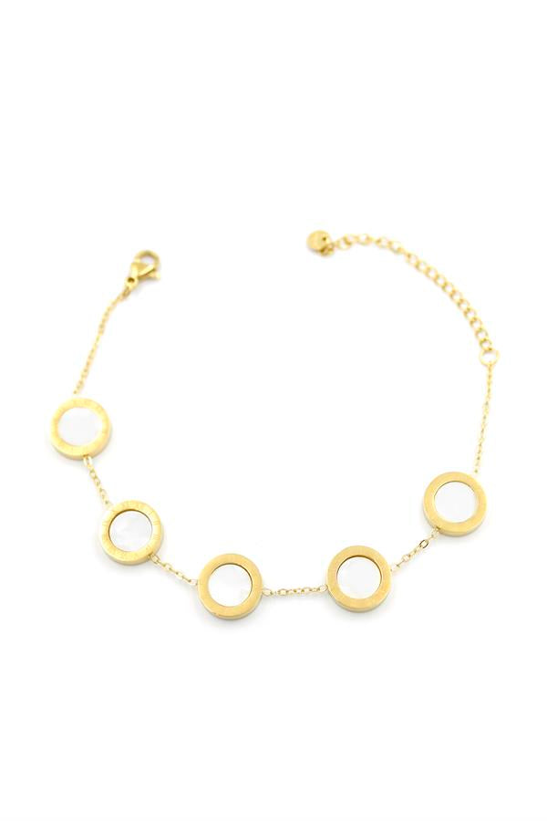 Blg Zincir Bileklik - Altın