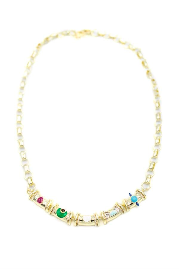 Simge Zincir Kolye - Altın