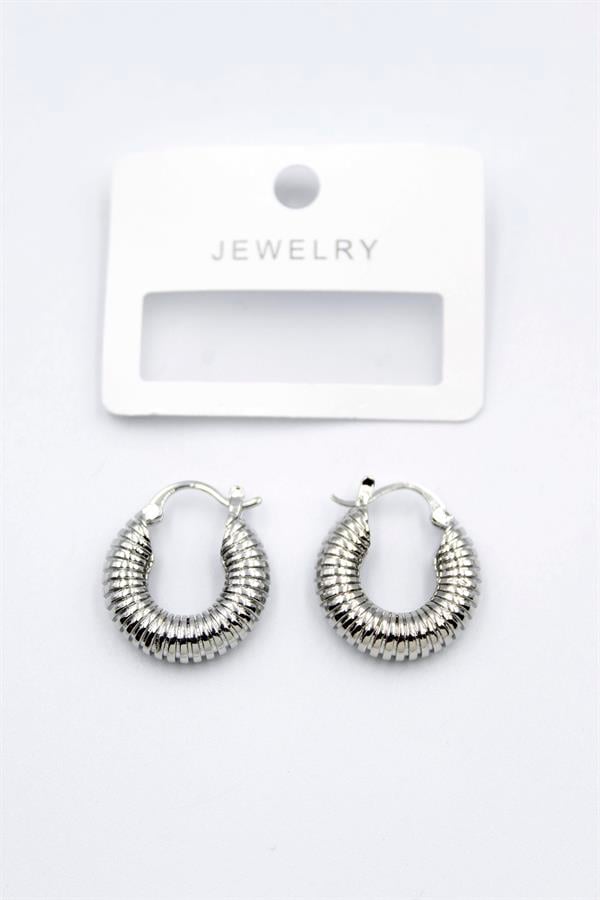 Halka Küpe - Gümüş