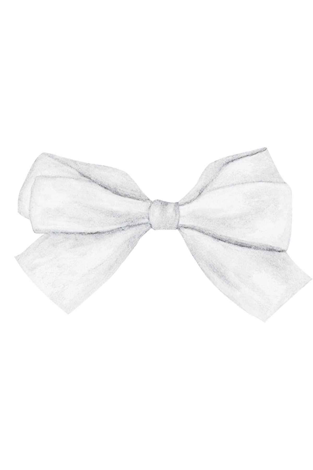 Saten Kurdele 6 cm Beyaz 10 Metre - UcuzaGeliyor