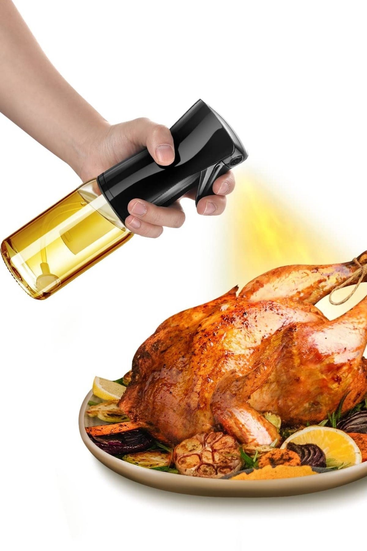 BUFFER® Çok Amaçlı Cam Şişe Püskürtmeli Dağıtıcı Yağdanlık Limonluk Sirke Sosluk Spreyi