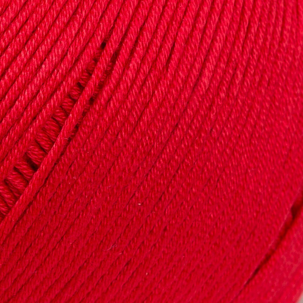 La Mia Mercerized Cotton Kırmızı El Örgü İpi - 19 - 33597 - UcuzaGeliyor