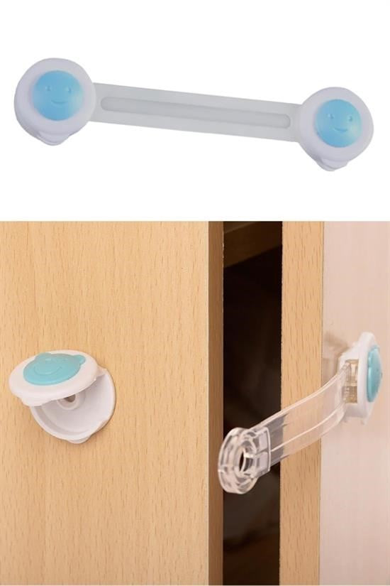 BUFFER® Bebek ve Çocuklar İçin Dolap Çekmece Emniyet Güvenlik Kilidi