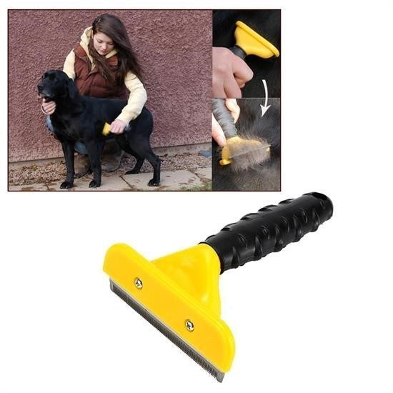 GENEL® Fubminator Kedi Köpek Tüy Toplama Tarağı  Kaşıma Aparatı 4,5 Cm
