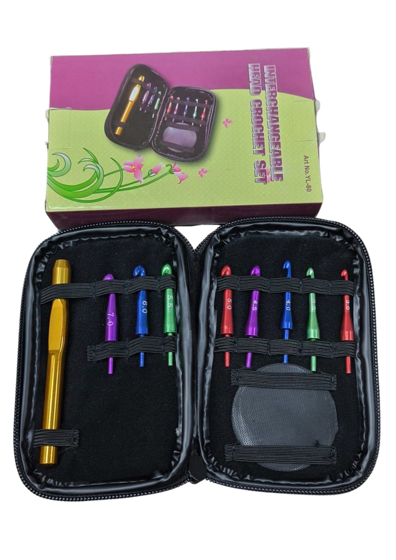 Ucu Değiştirilebilir Yün Tığ Set 9  Adet