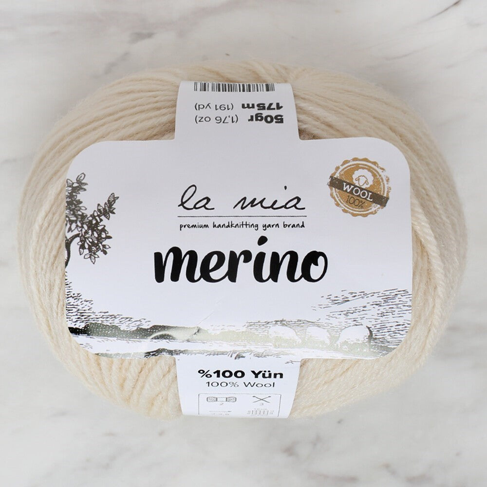 La Mia Merino Bej El Örgü İpi - L051 - 33778 - UcuzaGeliyor