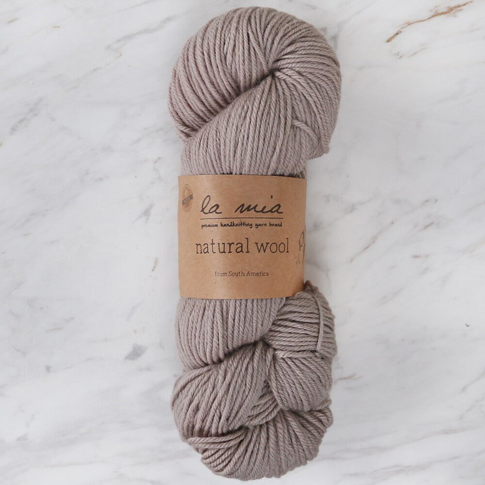 La Mia Natural Wool Bej El Örgü İpi - H3 - 33605 - UcuzaGeliyor