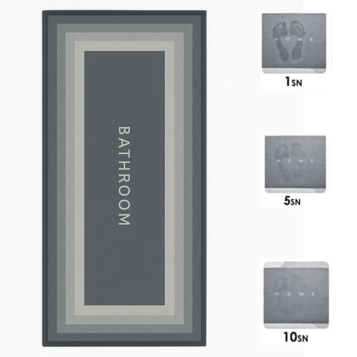 BUFFER® Sihirli Süper Su Emici Kaymaz Tabanlı Uzun Paspas 40*120 cm