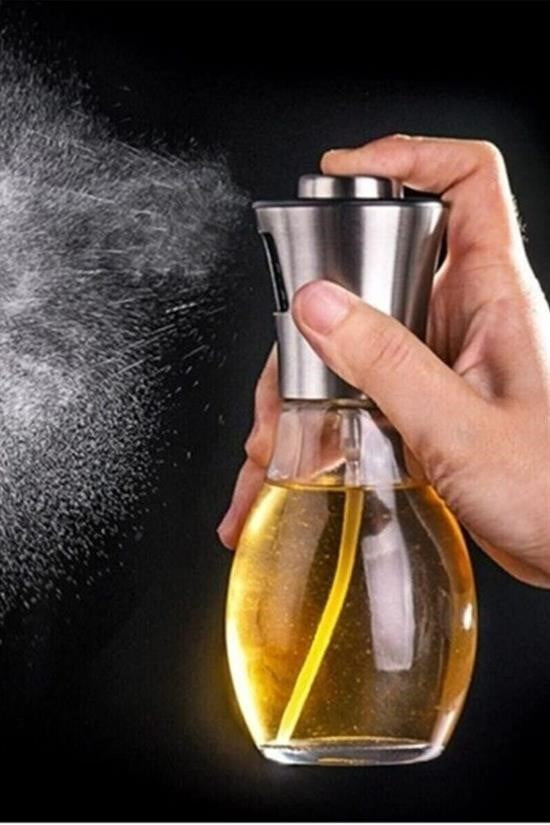 GENEL® Çok Amaçlı Spreyli Sızdırmaz Cam Şişe Yağdanlık Limon Sirke Sos Püskürtücü Dağıtıcı Sprey