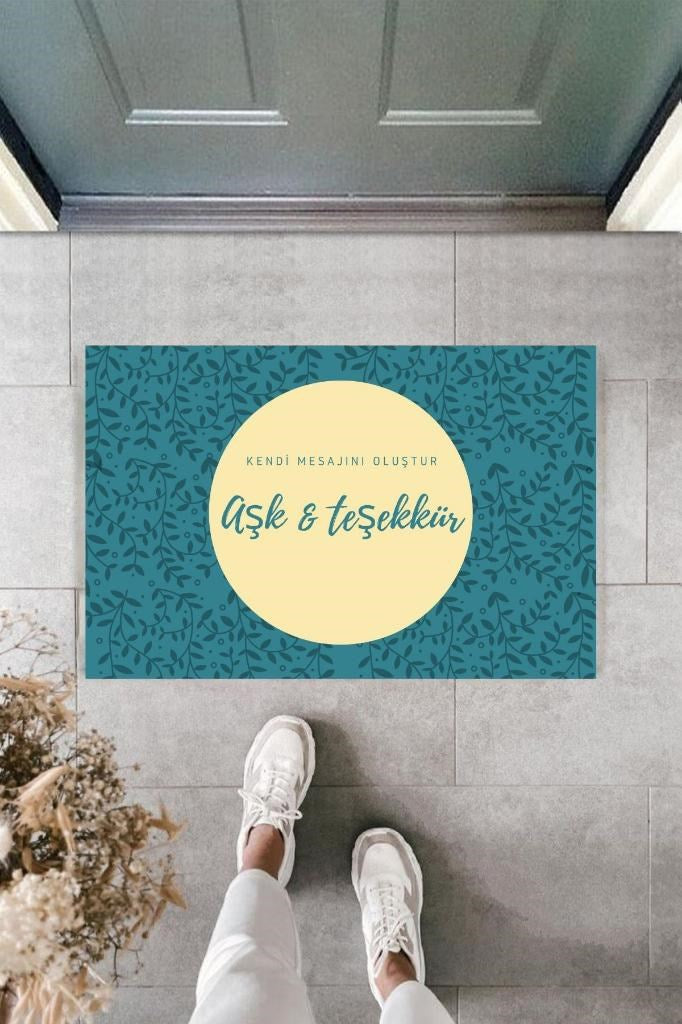 Dijital Baskı Kişiye Özel İç Kapı Dekorasyon Paspas PS11261 - UcuzaGeliyor