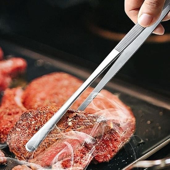 GENEL®  Yiyecek Servis Maşası Air Fryer  Master Chef Şef Cımbızı Et Kızartma Barbekü Aleti 30 Cm