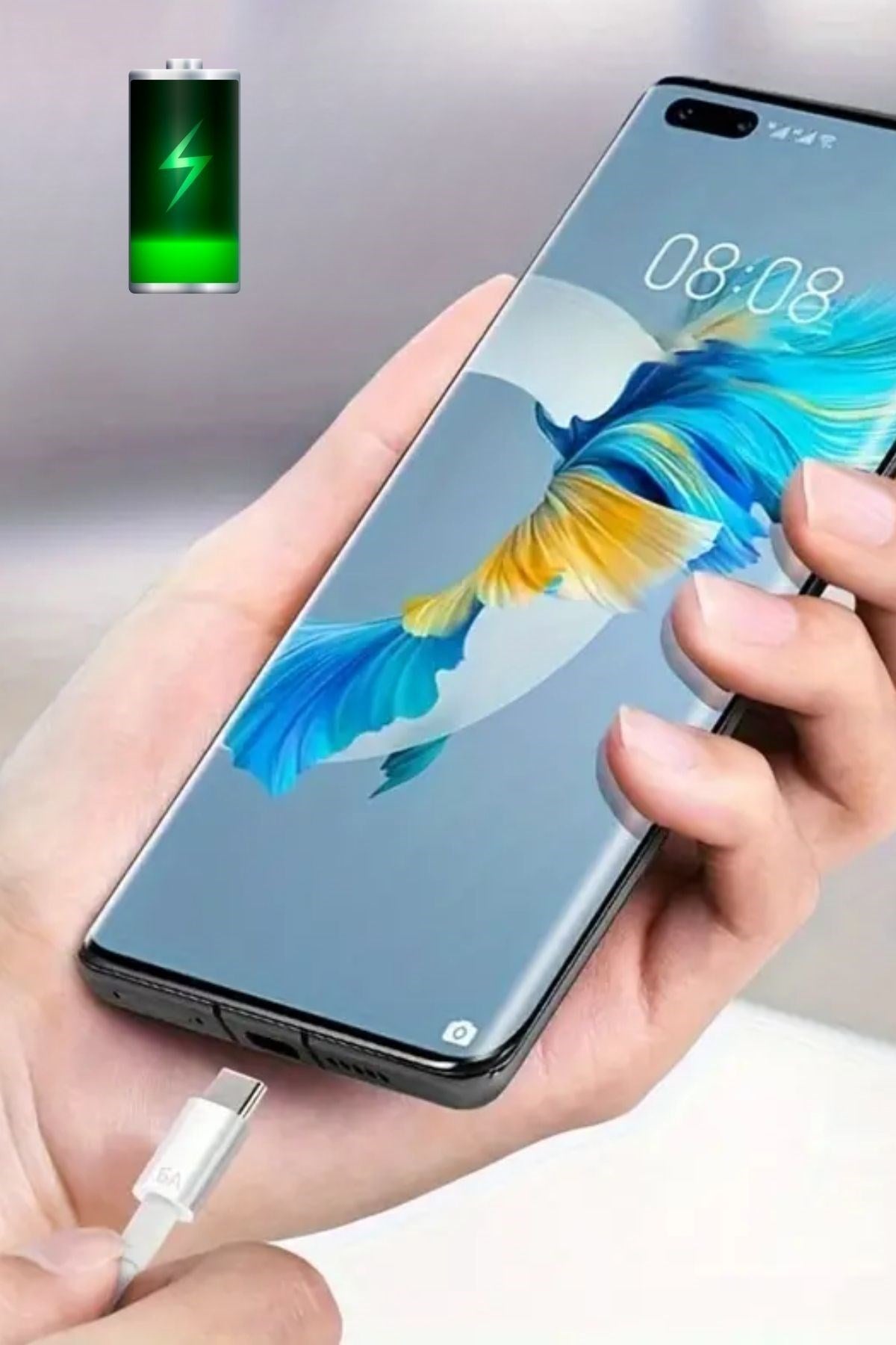 GENEL® 120W USB Hızlı Type C Uçlu Kablolu Şarj Aleti