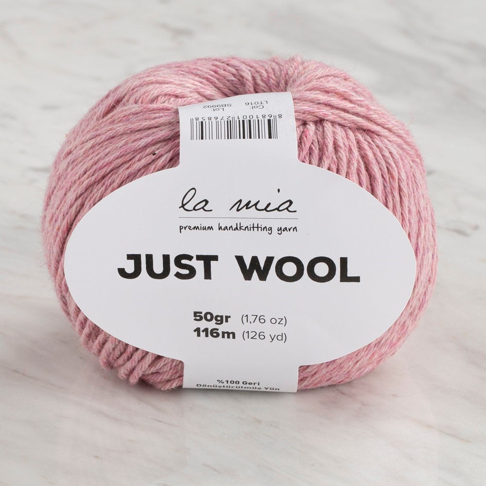 La Mia Just Wool Pembe El Örgü İpi - LT016 - 34010 - UcuzaGeliyor