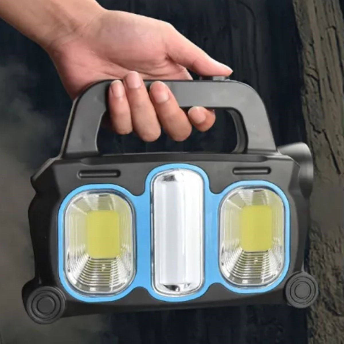 GENEL®  Hurry Bolt Güneş Enerjili Taşınabilir Çalışma Lambası - Powerbank Özellikli