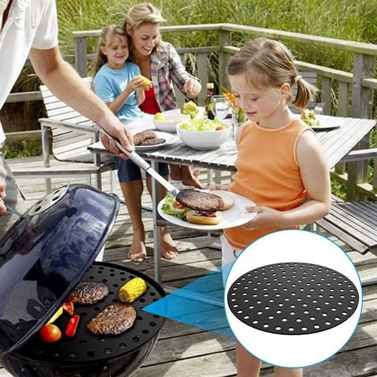 GENEL® Renkli Isıya Dayanıklı Yıkanılabilir Silikon Fırın Ve Airfryer Yuvarlak Pişirme Matı 23 Cm