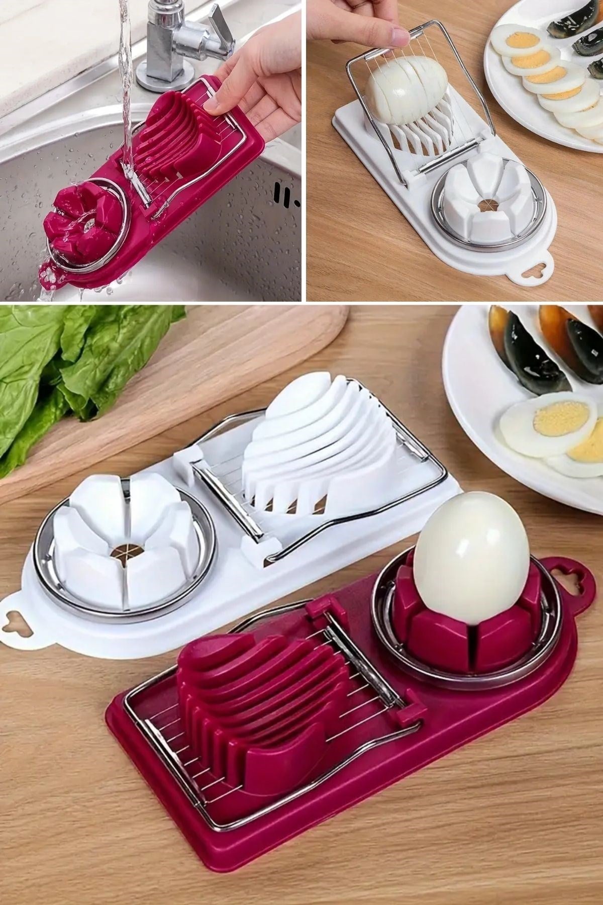 GENEL® Çok Fonksiyonlu Eşit Yumurta ,Meyve Dilimleyici Kesici Aparat