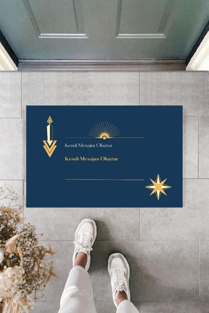 Dijital Baskı Kişiye Özel İç Kapı Dekorasyon Paspas PS11209 - UcuzaGeliyor