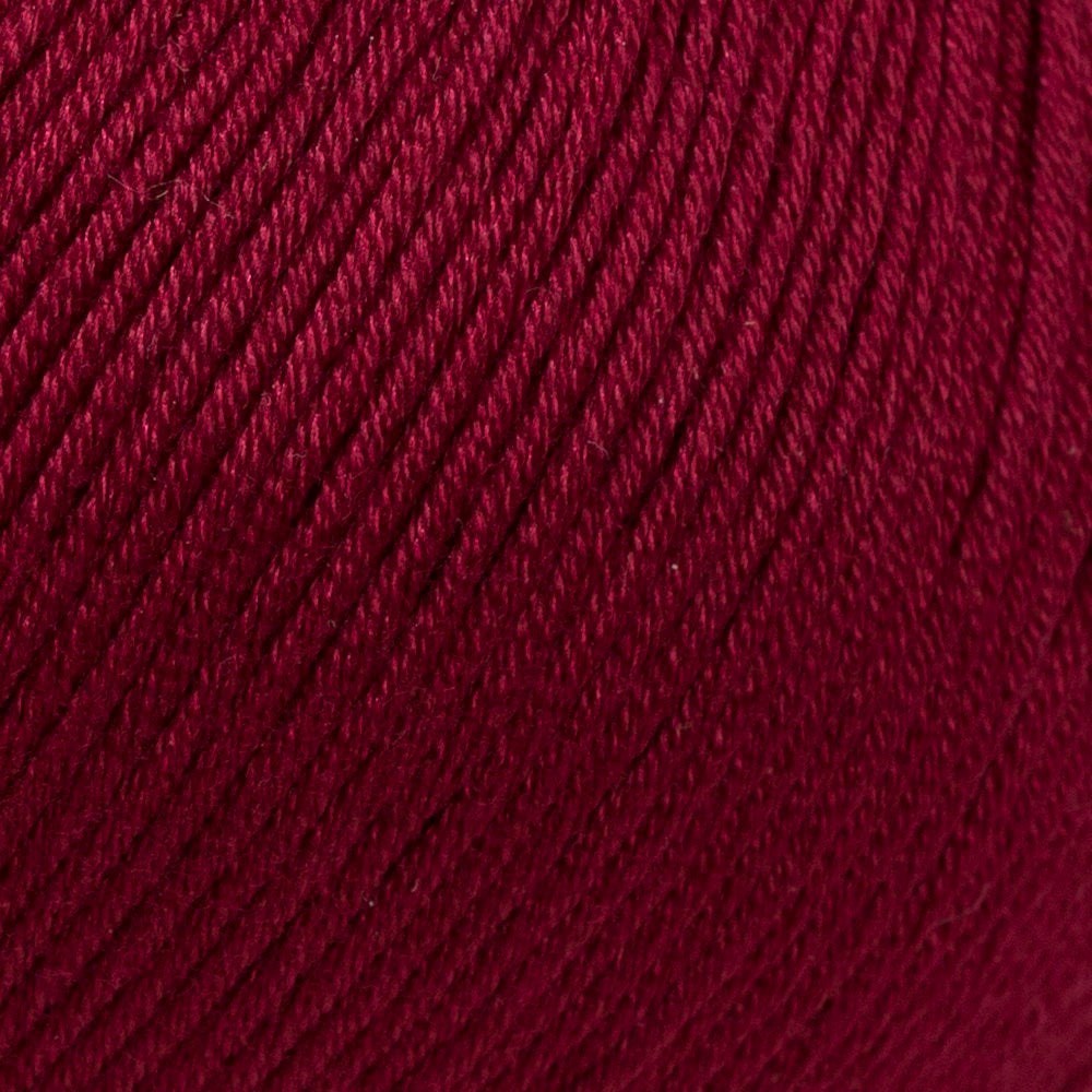 La Mia Mercerized Cotton Bordo El Örgü İpi - 23 - 33596 - UcuzaGeliyor
